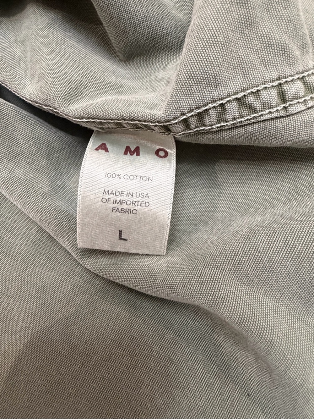 AMO women’s Olive Utility Jacket with Patch Pockets - Picture 5 of 5